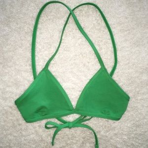 Jolyn Bright Green Bikini Top Size M